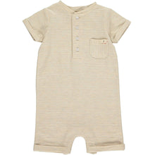 Load image into Gallery viewer, Camborne Beige Henley Romper
