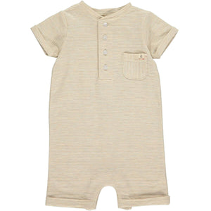 Camborne Beige Henley Romper