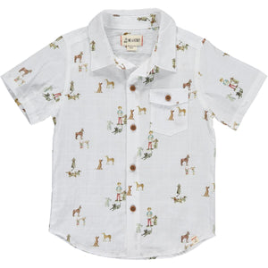 Henry 10 Graphic Button Up