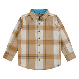 Boys Plaid Button Up