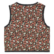 Load image into Gallery viewer, Red Flower Reversible Vest
