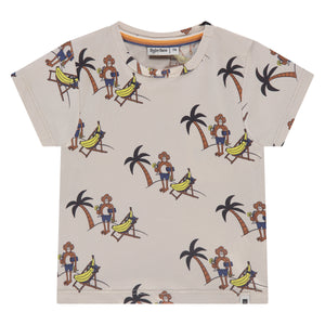 Baby Boy Bone Short Sleeve