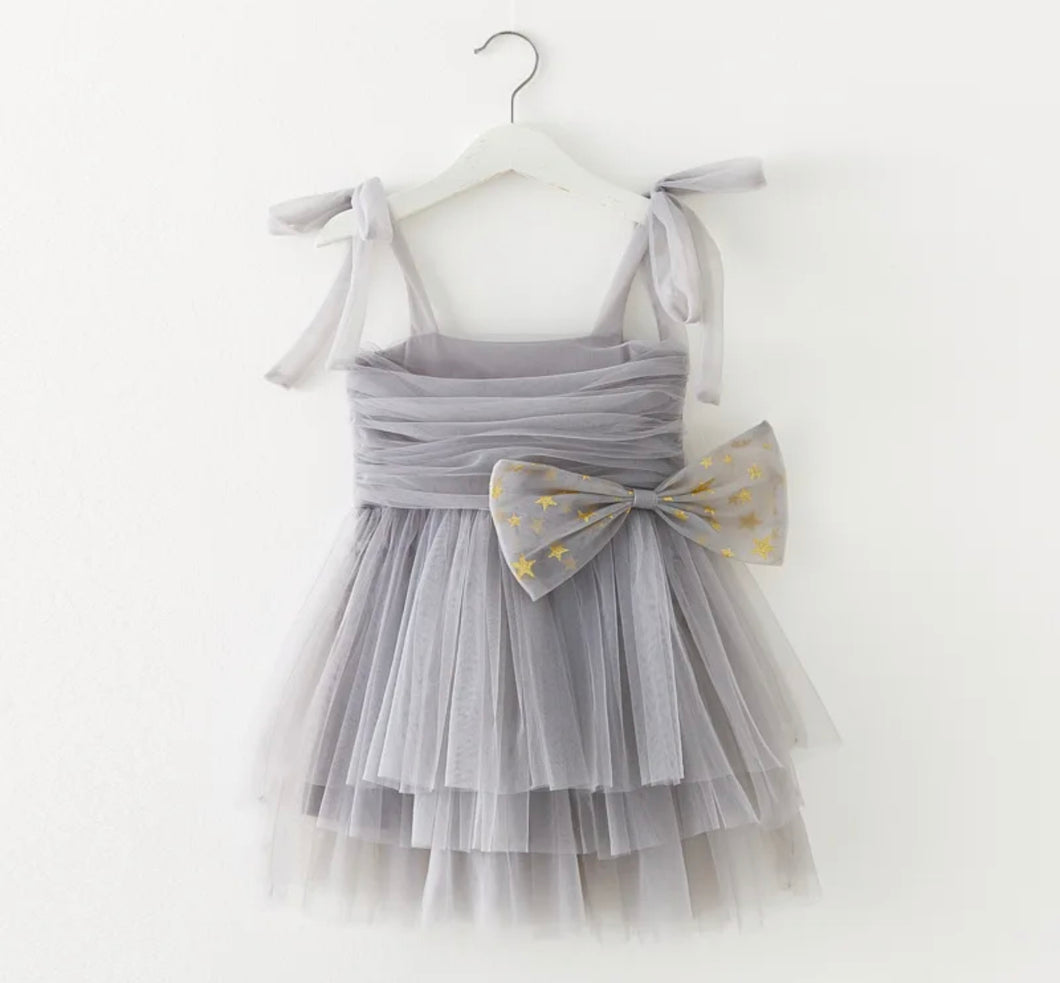 Bow Tulle Tie Dress