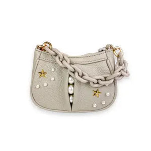 Pearl Studs Shoulder Bag