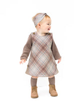Load image into Gallery viewer, Hola Organic Dress, Bloomer &amp; Bow Set

