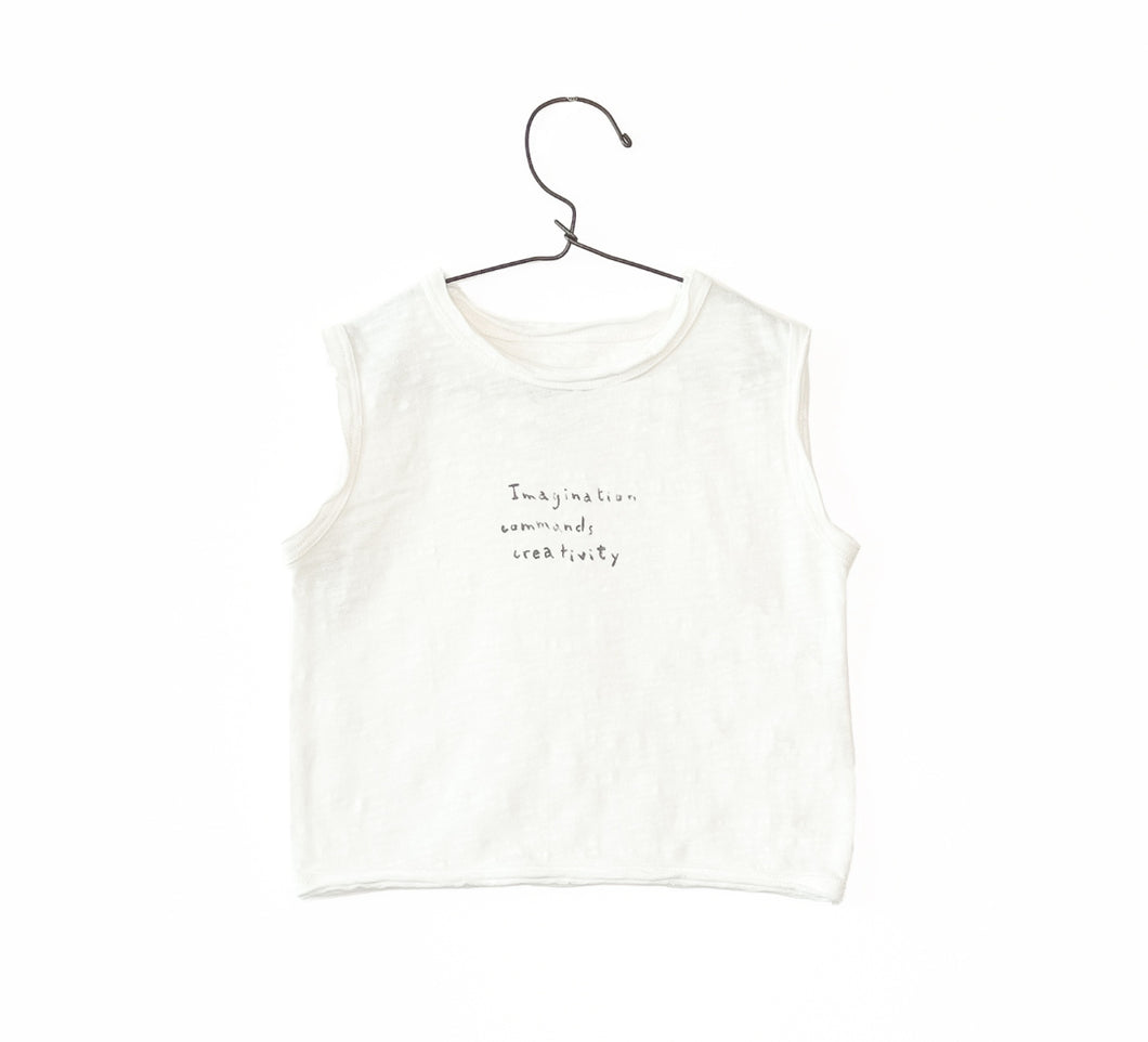 Organic Cotton Sleeveless T-Shirt