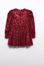 Load image into Gallery viewer, Red Sequin Dress
