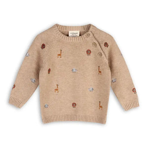 Safari Embroidered Sweater