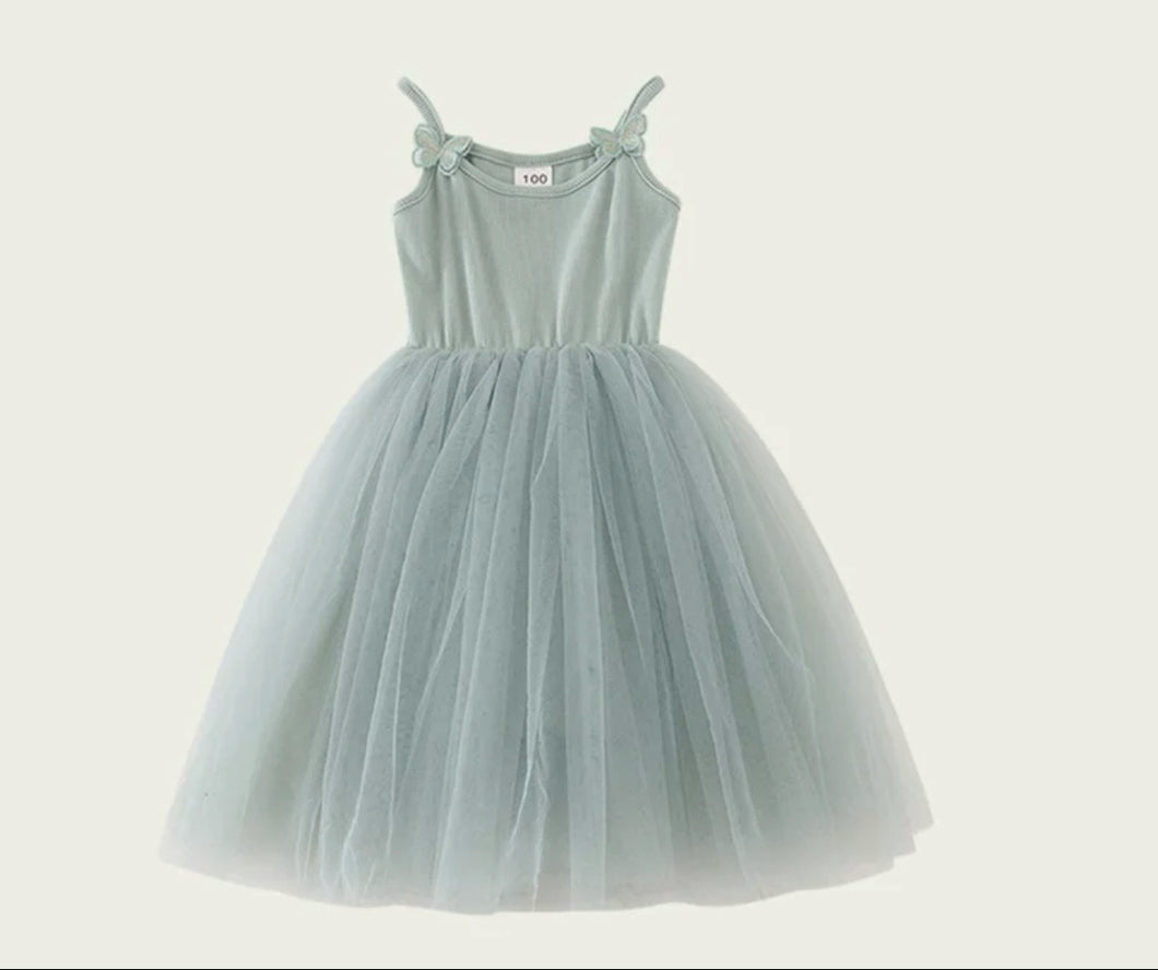 Butterfly Strap Tutu Dress