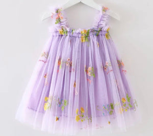 Embroidery Tulle Dress