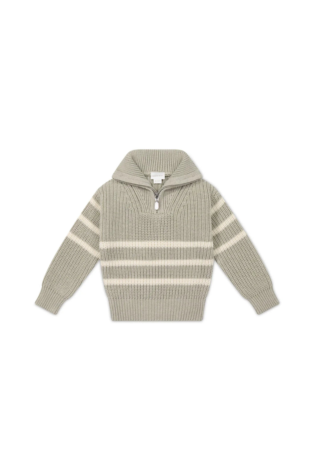 Moss Stripe Sweater