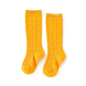 Spring Cable Knit Socks